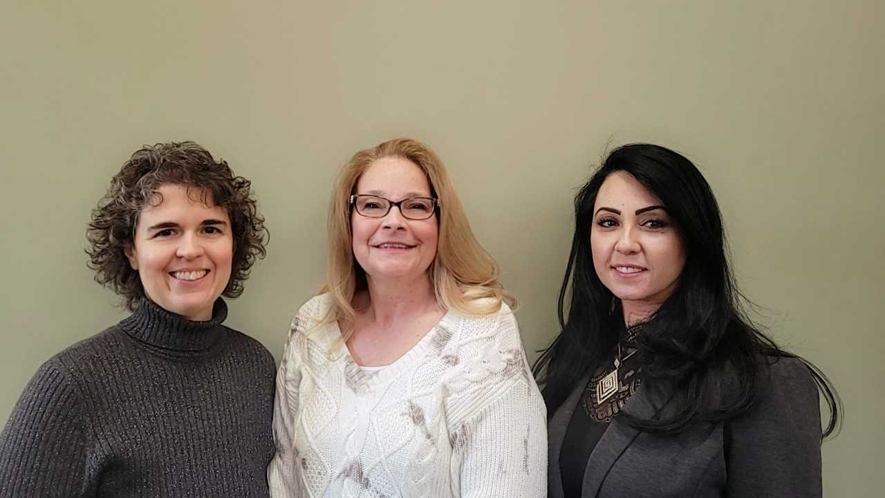 An image of Penny Wilson, Theresa Fannin, and Kozait Elkhatib, who are fighting against AFSCME in Ohio for their Janus Rights